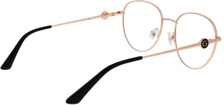 Roségouden metalen brillen (Monturen) - One Size