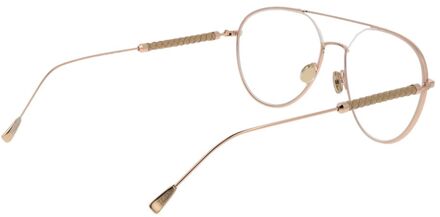 Roségouden metalen brillen (Monturen) - One Size