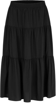 Rosemunde Midi skirt black Zwart - 36