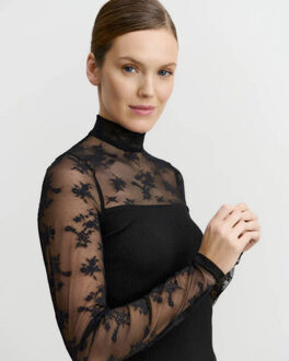 Rosemunde Top lange mouw 101234 rmwbalta Zwart - S