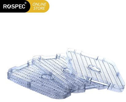 Rospec Mesh Trays Food Grade Materiaal Voor Fruit Vlees Droogrek Voedsel Dehydrator Bpa Gratis 3 Laag Maat 31.8Cm * 21.5Cm * 32Cm