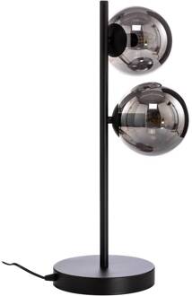 Rossi tafellamp, 2-lamps, zwart/grafiet zwart, grafiet