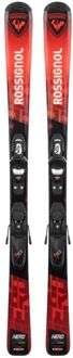 Rossignol Hero JR + 4 GW B76 All-Mountain Ski's Junior 110 Zwart