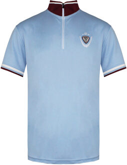 Rossignol Korte Mouw 3/4 Zip Up Lichtblauw Heren Virage Poloshirt RLDMY10 794 - maat