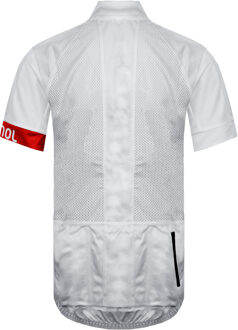 Rossignol Korte Mouw Zip Up Wit/Rood Dames Klassiek T-Shirt RLEWY13 389 - maat S