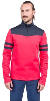 Rossignol Ski pulli + Rits Skipully Heren M Rood