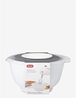 Rosti Margrethe beslagkom 3L met deksel wit