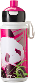 Rosti Mepal Animal Planet Panda Pop-up Schoolbeker Roze