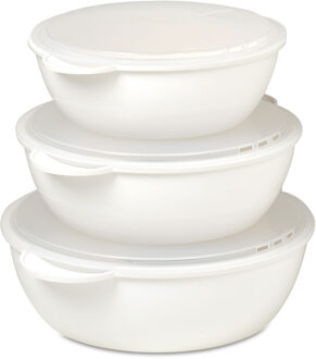 Rosti Mepal Mepal Set Serveerschaal Ping - Wit, 3dlg.