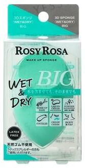 Rosy Rosa 3D Sponge Wet & Dry Big 1 pc