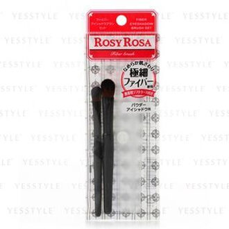 Rosy Rosa Fiber Eyeshadow Brush Set 2 pcs