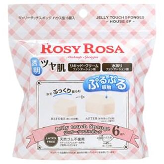 Rosy Rosa Jelly Touch Sponge 6 pcs