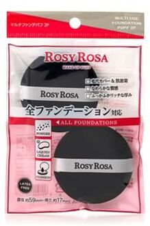 Rosy Rosa Multi Use Foundation Puff Black - 2 pcs