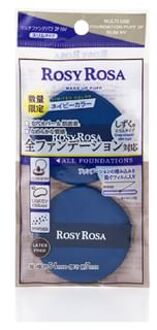 Rosy Rosa Multi Use Foundation Puff Slim Navy - 2 pcs