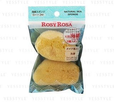 Rosy Rosa Natural Sea Sponge 2 pcs