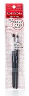 Rosy Rosa Point Makeup Brush Set 2 pcs