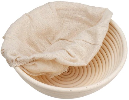 Rotan Brood Proofing Mand Natuurlijke Ovale Rotan Rieten Deeg Gisting Zuurdesem Banneton Brood Mand 23X8.5CM