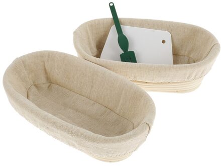 Rotan Brood Proofing Mand Ovale Gisting Rotan Mand Land Brood Banneton Deeg Rieten Massa Proofing Proving Manden type B