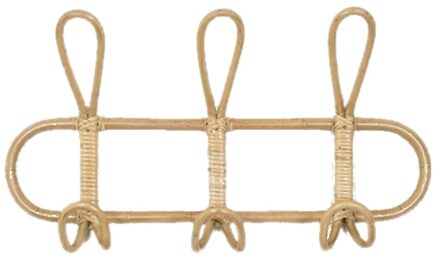 Rotan Muur Haken Kinderen Kleding Organizer Rack Kleding Hoed Opknoping Haak Rotan Hanger Kinderkamer Decor Hanger