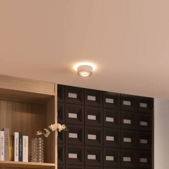 Rotari LED plafondlamp, lens, 2-lamps vast wit (RAL 9003)