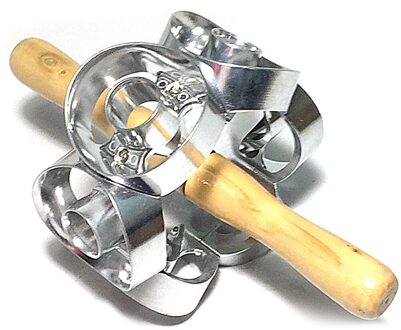 Rotary Donut Cutter Mold Deeg Bakken Rvs Mold Keuken Tool Accessoires Te Gebruiken