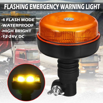 Rotating Flashing Emergency Warning Light Led truck strobe warning light Waterproof Amber Beacon Working light E9 for Tractor