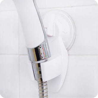 Rotation ShowerSeat Chuck Shower Head Holder Rack Attachment Suction Cup Movable Hook Bracket Bathroom Storage Accessories