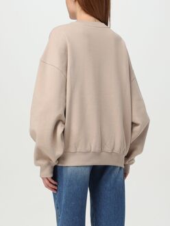 Roteren Geprinte Crewneck Sweater Bruin