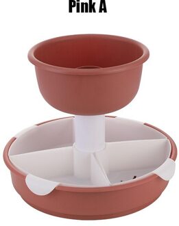 Roterende Afvoer Mand Theezeven Plastic Groente Wastafel Kom Mand Pot Opslag Schotel Fruitschaal Snack Tray Kitchen Tools