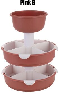 Roterende Afvoer Mand Theezeven Plastic Groente Wastafel Kom Mand Pot Opslag Schotel Fruitschaal Snack Tray Kitchen Tools