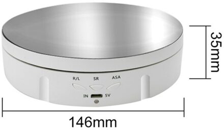 Roterende Display Stand Elektrische Horloge Sieraden Houder Video Schieten Collectible Product Voor Fotografie Usb Oplaadbare