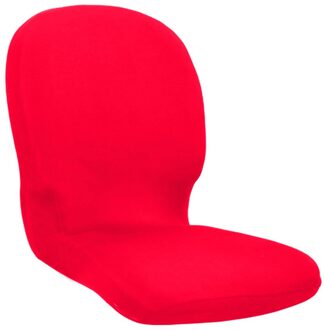 Roterende Fauteuil Hoes Verwijderbare Stretch Computer Office Chair Cover Protector In Kleine Maat (Zwart) rood