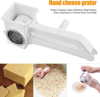 Roterende Kaasrasp Roestvrij Stalen Messen Eenvoudige Reiniging Voor Kaas Noten Chocolade C1