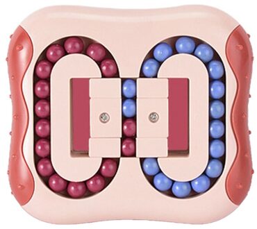 Roterende Magic Bean Vingertop Speelgoed Stress Relief Educatief Speelgoed U7EE Rood