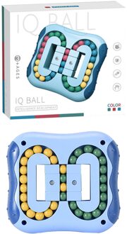 Roterende Magic Spin Bean 11X10CM Bean Abs Fidget Spinner Top Puzzel Brain Hand-oog Coördinatie Educatief Zintuiglijke Speelgoed Aym blauw