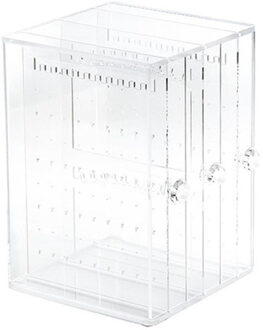 Roterende Up Organizer Box Transparant Acryl Borstel Houder Sieraden Make Organizer Cosmetische Schoonheid Opbergdoos 2