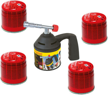 Rothenberger Soldeerbrander met 4x C200 Super Gas - 1000000982 1000000982
