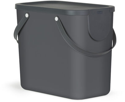 Rotho Afvalscheidingsprullenbak Albula - 25 Liter - Antraciet