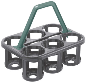 Rotho Flessendrager Basic grijs/groen