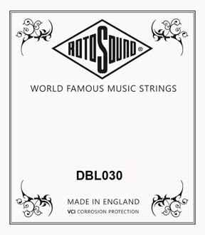 Rotosound DBL030 .030 snaar voor elektrische basgitaar .030 snaar voor elektrische basgitaar, stainles steel, double ball end