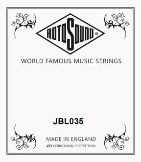Rotosound JBL035 .035 snaar voor elektrische basgitaar .035 snaar voor elektrische basgitaar, monel flatwound