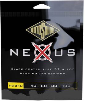 Rotosound NXB40 snarenset elektrische basgitaar snarenset elektrische basgitaar, coated, 40-100, hybrid gauge