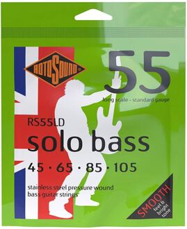 Rotosound RS55LD snarenset elektrische basgitaar snarenset elektrische basgitaar, linea pressure wound, 45-105, standard gauge