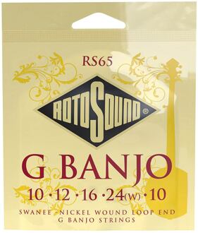 Rotosound RS65 snarenset banjo snarenset banjo, nickel wound, loop end