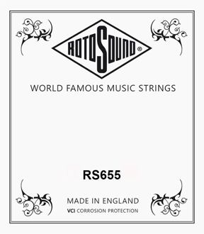 Rotosound RS655 .010 banjo snaar .010 banjo snaar, stainless steel, loop end