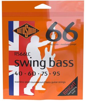 Rotosound RS66LC snarenset elektrische basgitaar snarenset elektrische basgitaar, stainless steel, 40-95, medium gauge