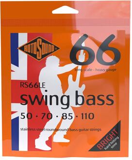 Rotosound RS66LE snarenset elektrische basgitaar snarenset elektrische basgitaar, roundwound, longscale, 050-070-085-110