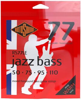 Rotosound RS77LE snarenset elektrische basgitaar snarenset elektrische basgitaar, monel flatwound, longscale 050/110