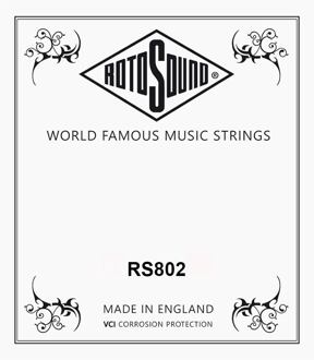 Rotosound RS802 .010 mandoline snaar .010 mandoline snaar, stainless steel, loop end