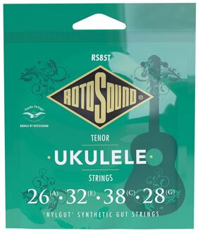 Rotosound RS85T snarenset tenor ukelele 'nylgut' synthetic gut snarenset tenor ukelele 'nylgut' synthetic gut, g-c-e-a tuning, 26-32-38-28